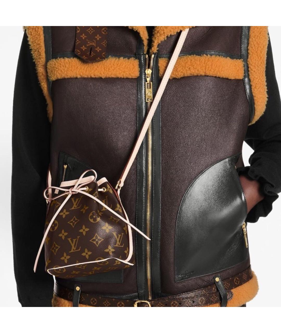 LOUIS VUITTON Коричневая сумка через плечо, фото 5