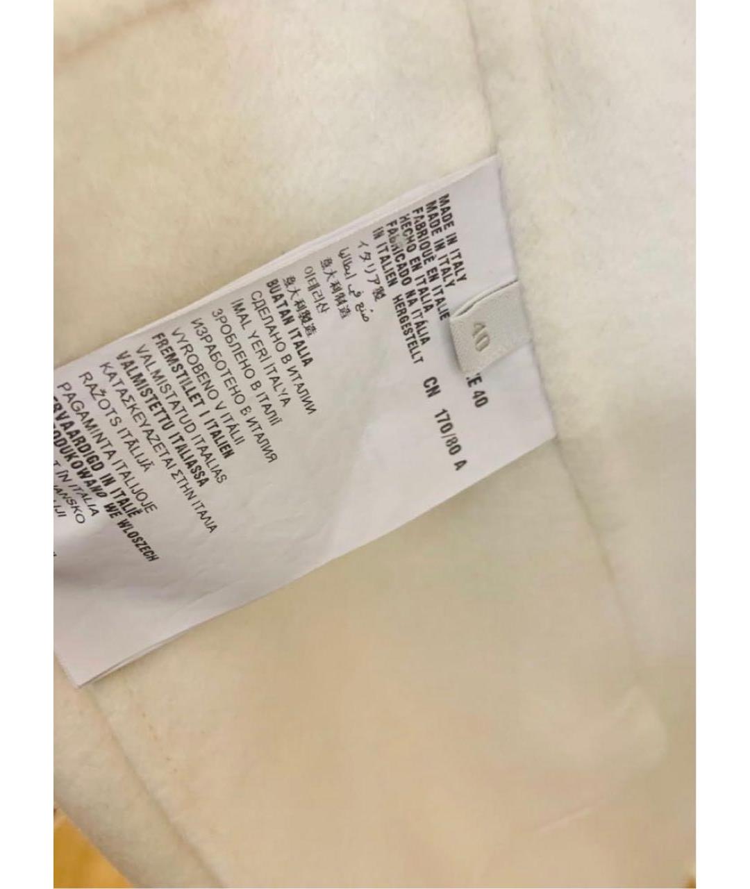 PRADA Белое кашемировое пальто, фото 5