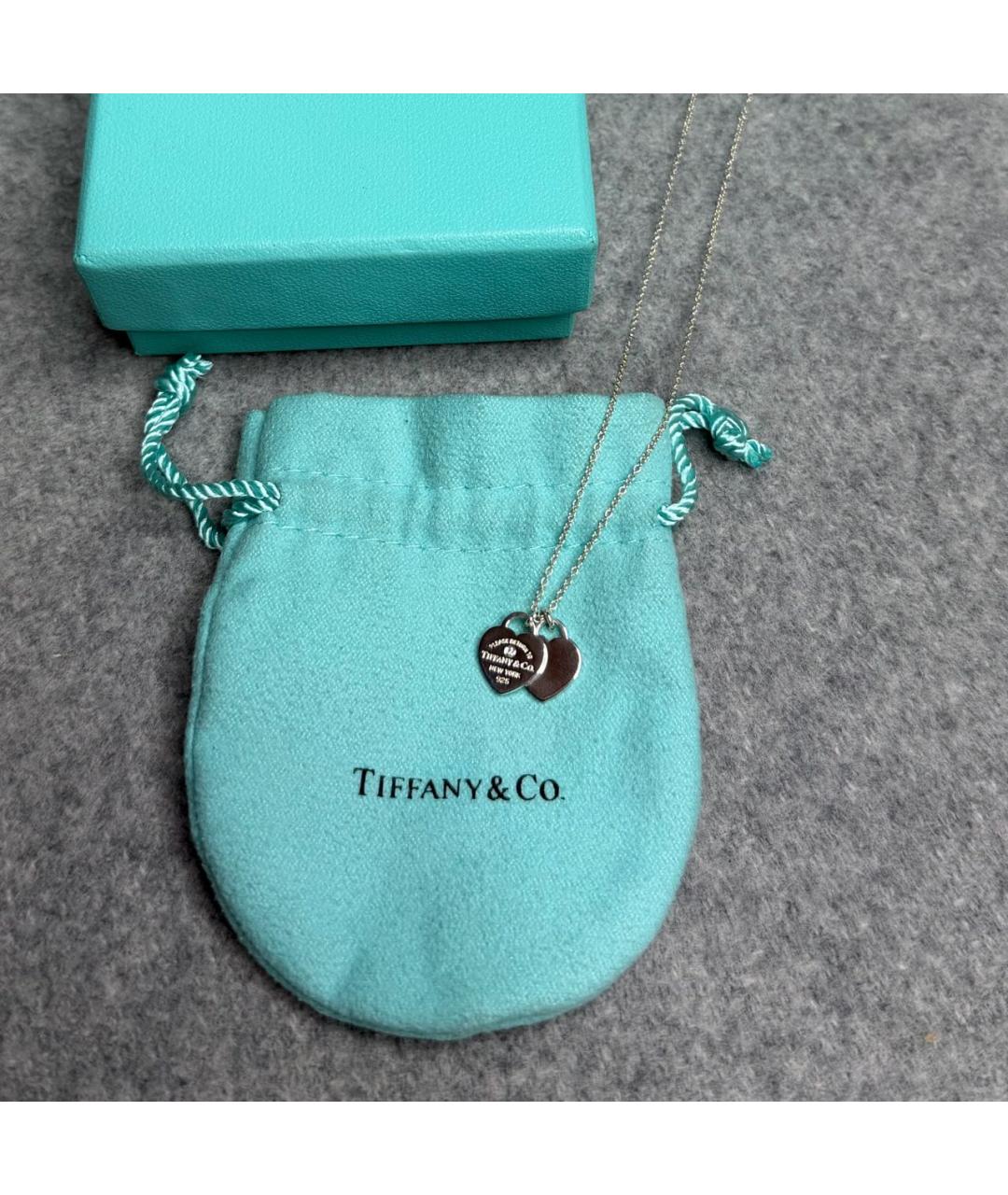 TIFFANY&CO Серебряная серебряная подвеска, фото 4