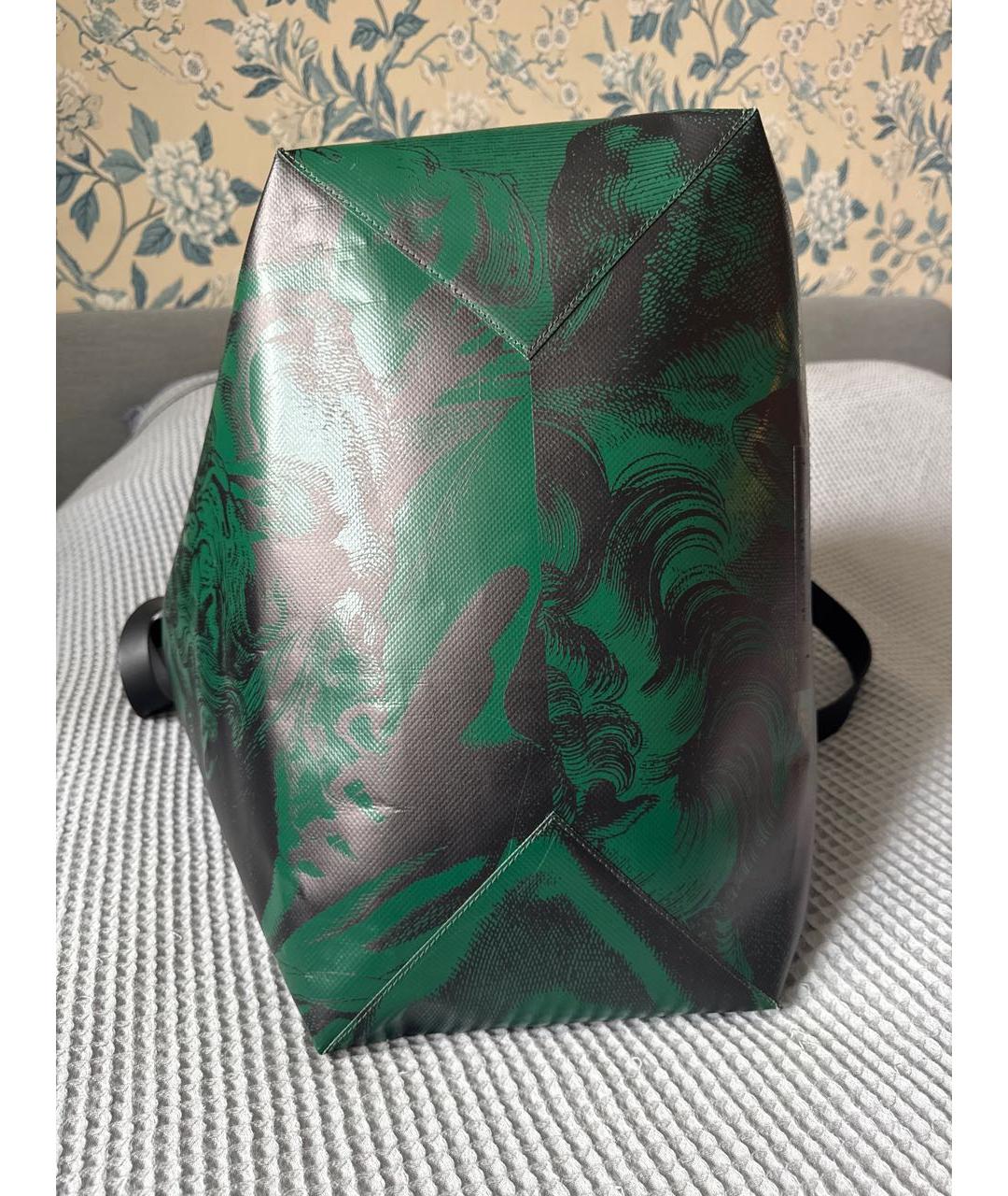 DRIES VAN NOTEN Зеленая сумка тоут, фото 7