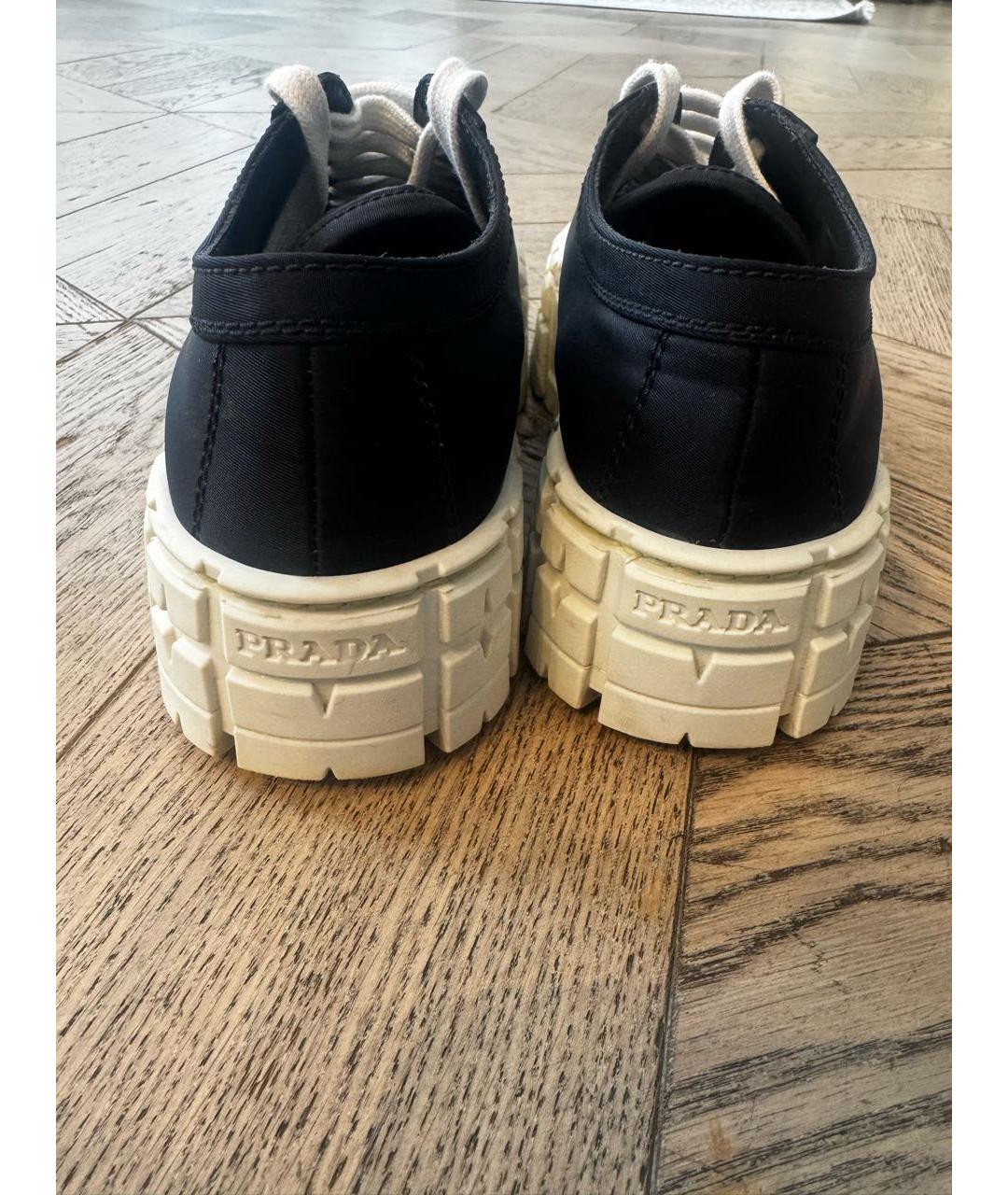 PRADA Черные кеды, фото 4