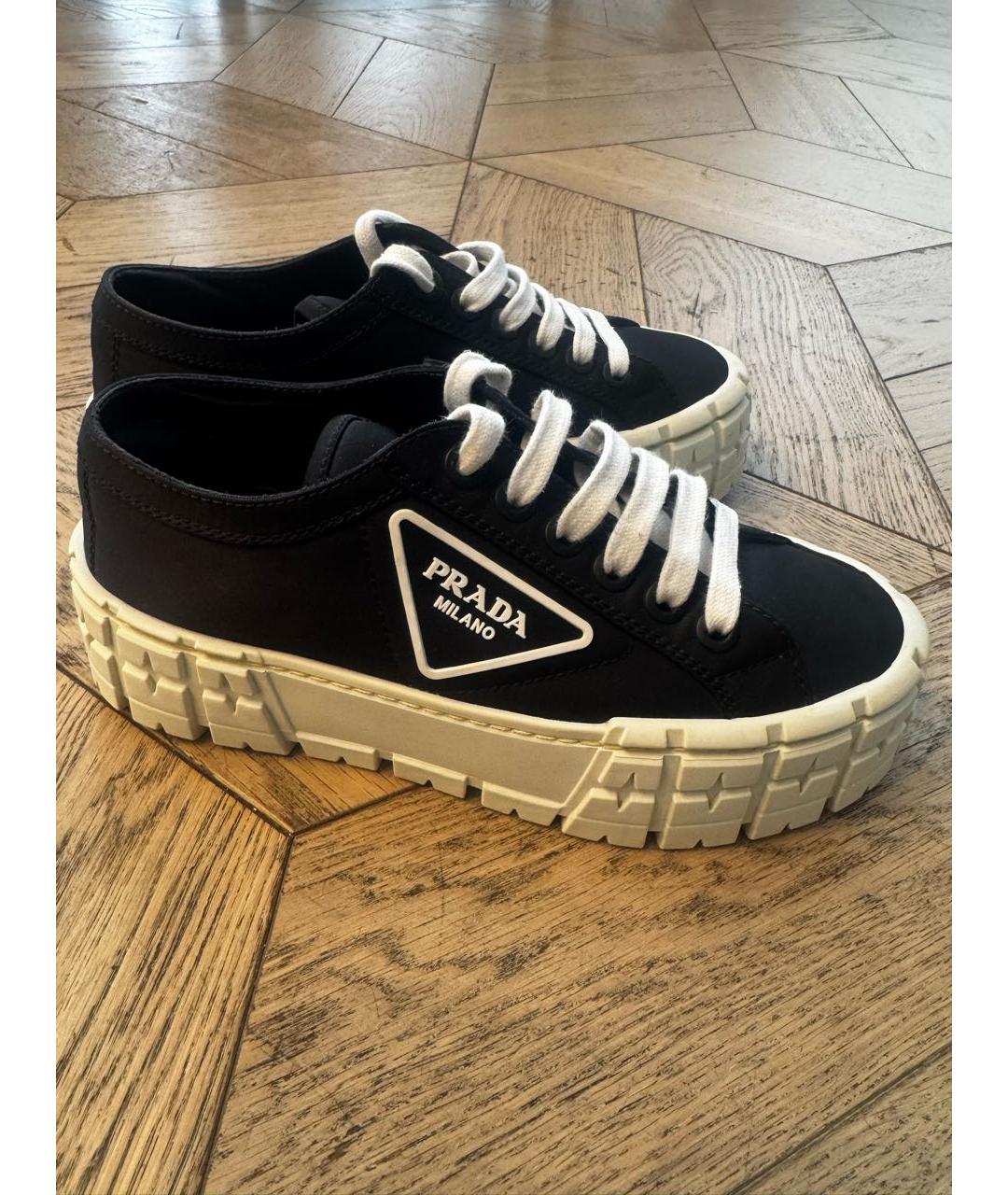 PRADA Черные кеды, фото 5