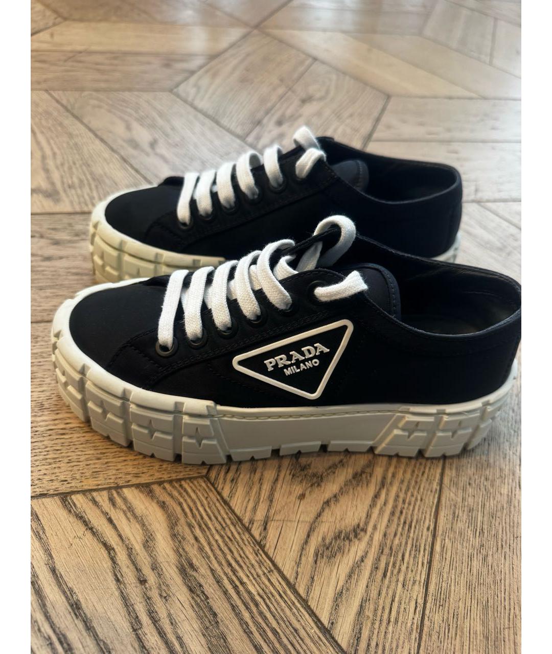PRADA Черные кеды, фото 8