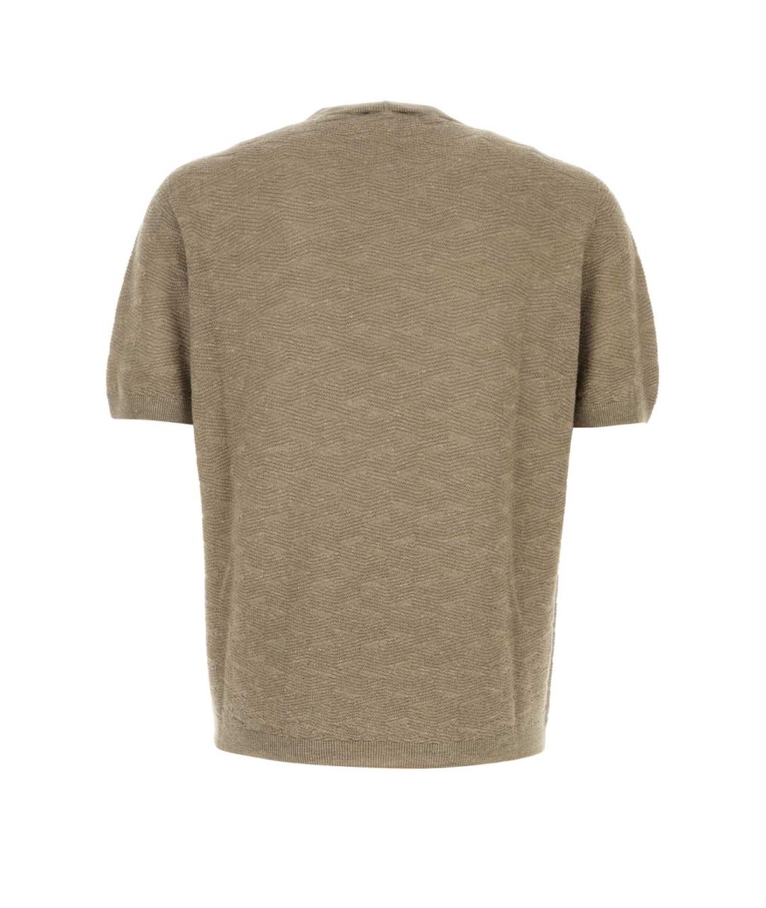 GIORGIO ARMANI Бежевый кашемировый джемпер / свитер, фото 2