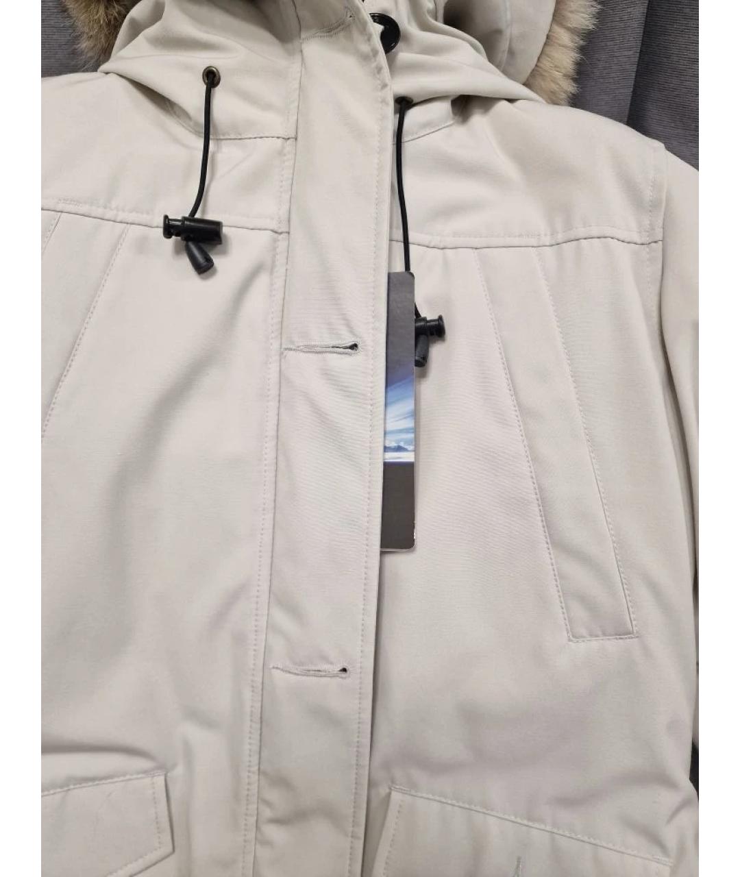 CANADA GOOSE Серая полиэстеровая парка, фото 4