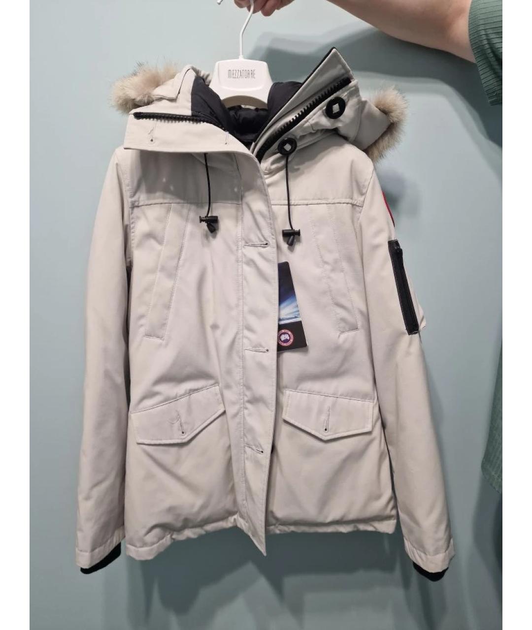 CANADA GOOSE Серая полиэстеровая парка, фото 5