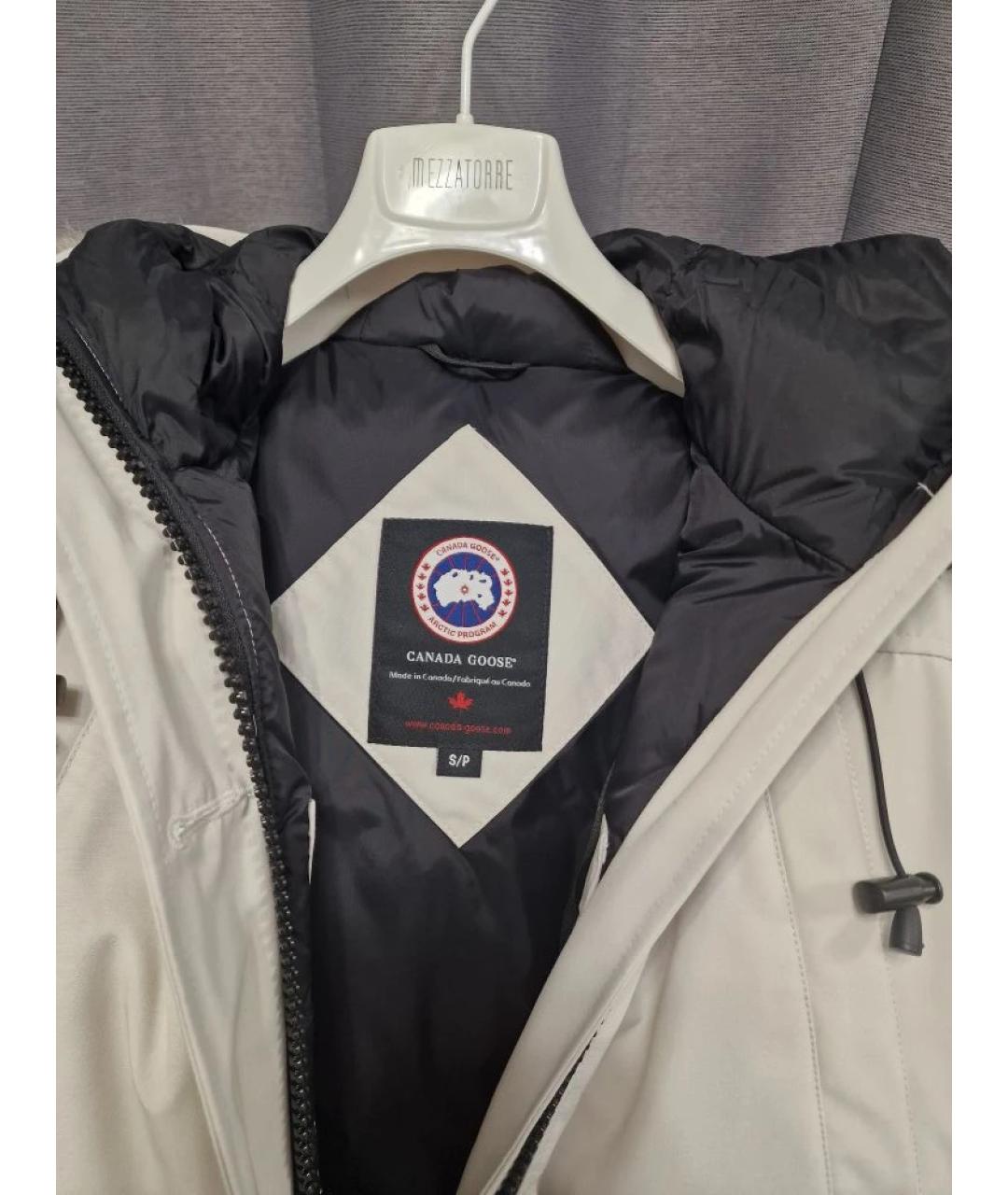 CANADA GOOSE Серая полиэстеровая парка, фото 3