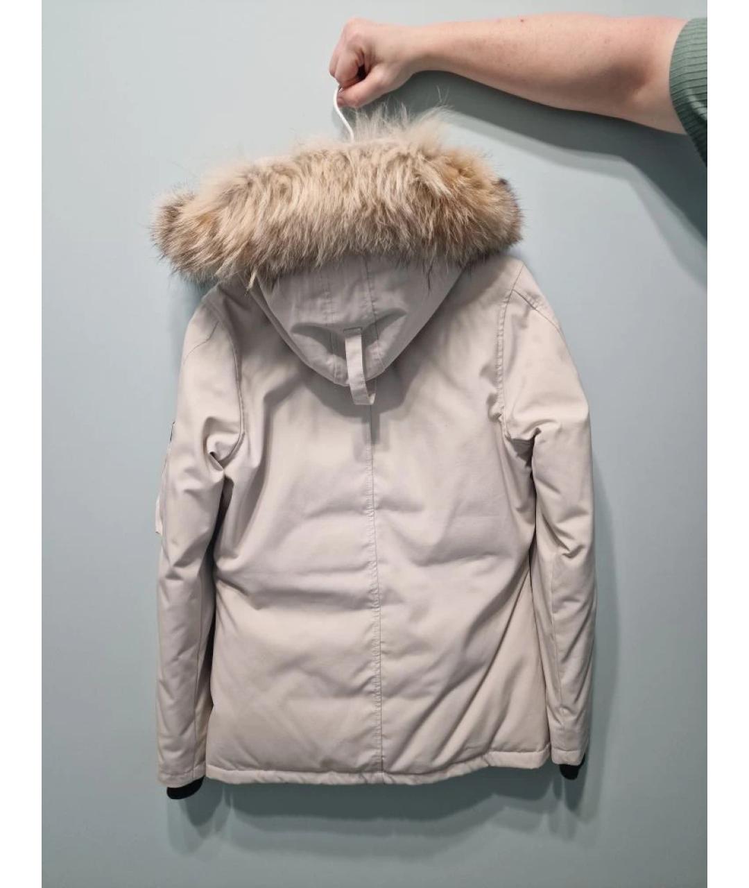 CANADA GOOSE Серая полиэстеровая парка, фото 2