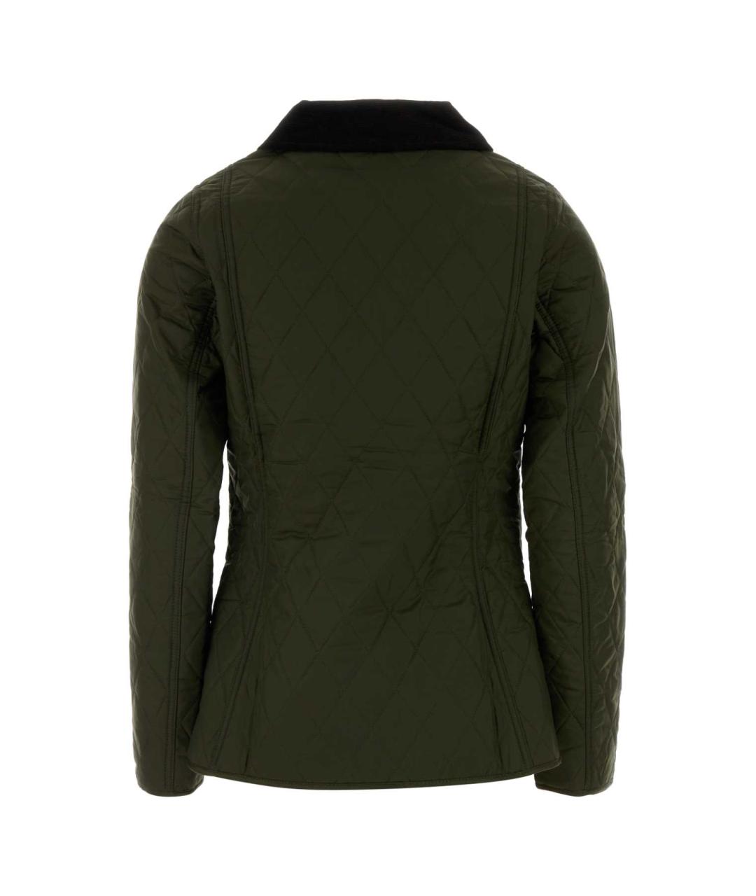 BARBOUR Зеленая полиамидовая куртка, фото 2