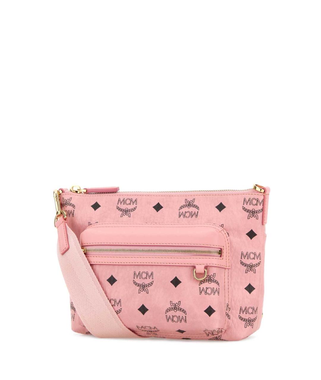 MCM Розовая сумка через плечо из искусственной кожи, фото 2