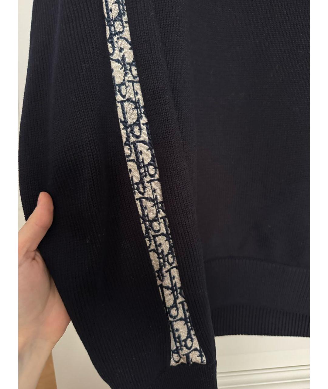 CHRISTIAN DIOR Черный хлопковый джемпер / свитер, фото 4