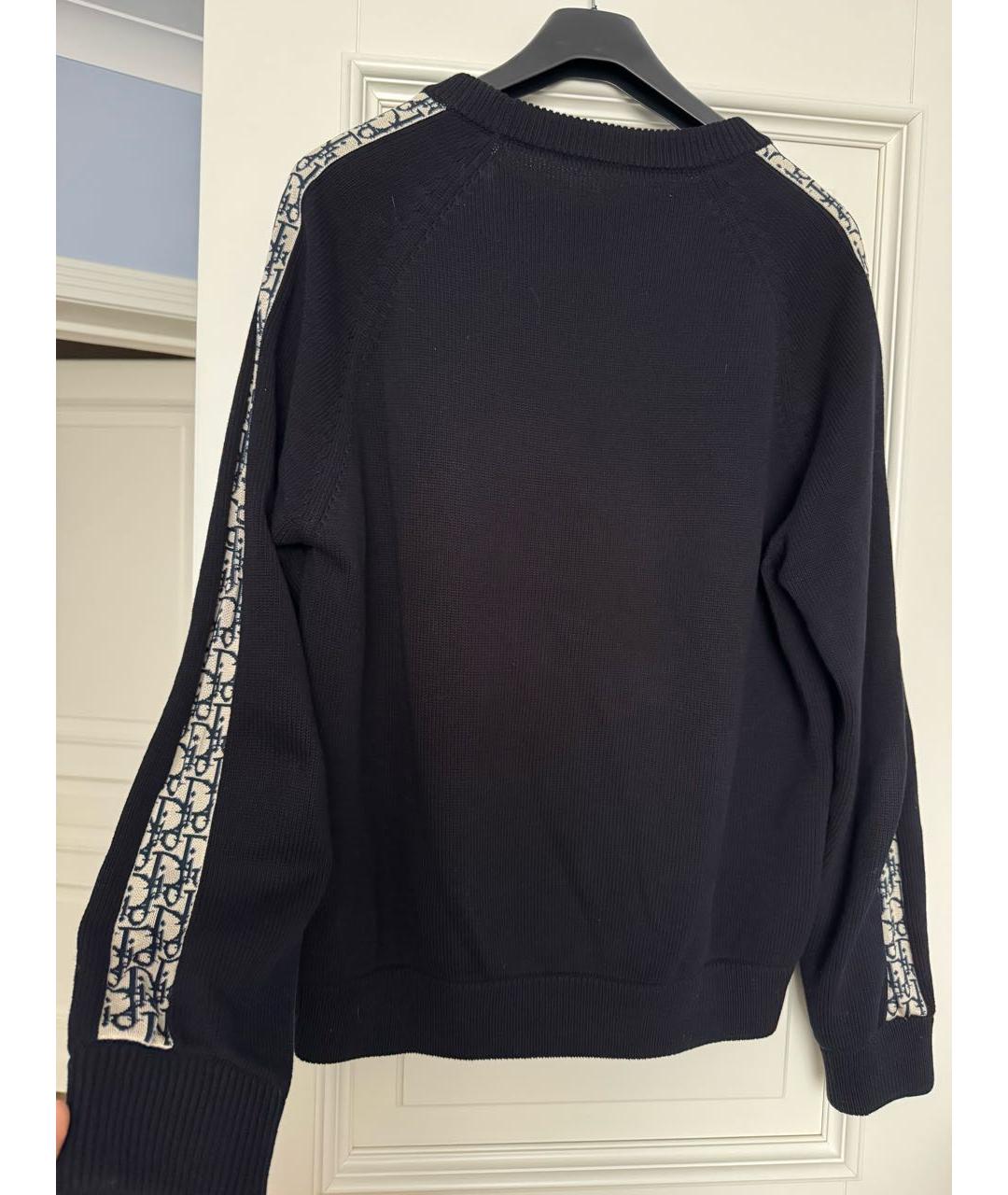 CHRISTIAN DIOR Черный хлопковый джемпер / свитер, фото 2