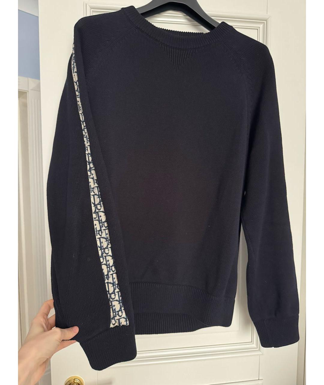 CHRISTIAN DIOR Черный хлопковый джемпер / свитер, фото 7