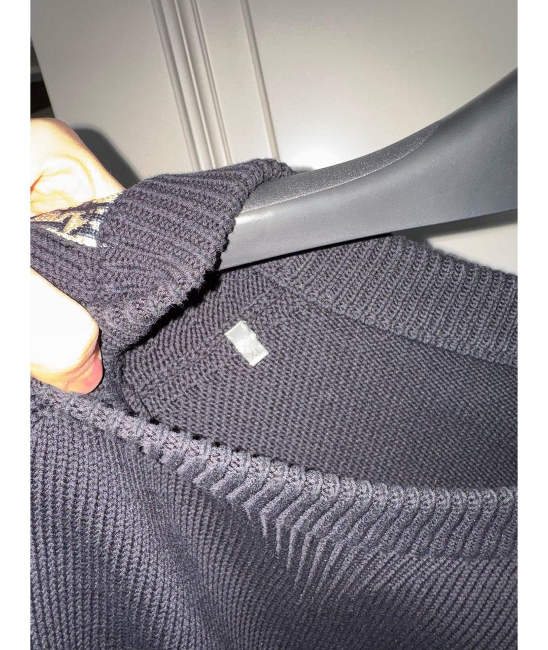 CHRISTIAN DIOR Черный хлопковый джемпер / свитер, фото 5