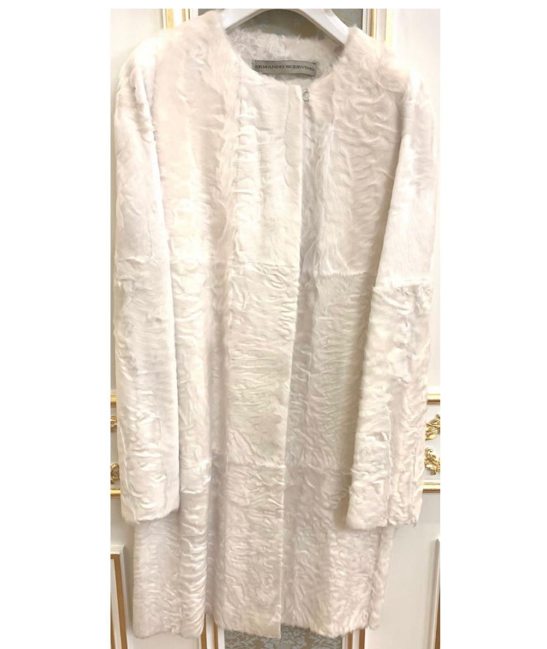ERMANNO SCERVINO Белое пальто, фото 6