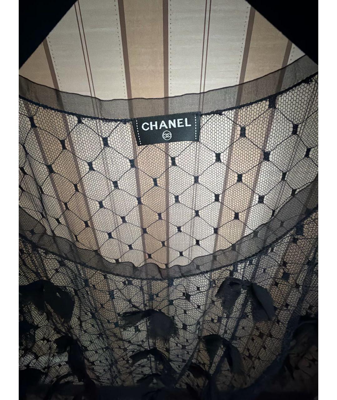 CHANEL Темно-синяя блузы, фото 3
