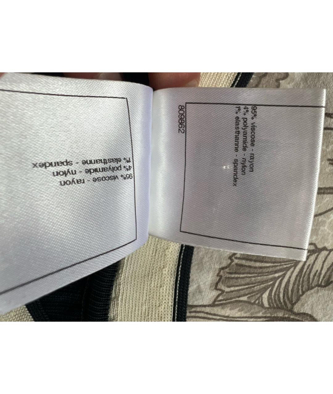 CHANEL Темно-синее вискозное платье, фото 7