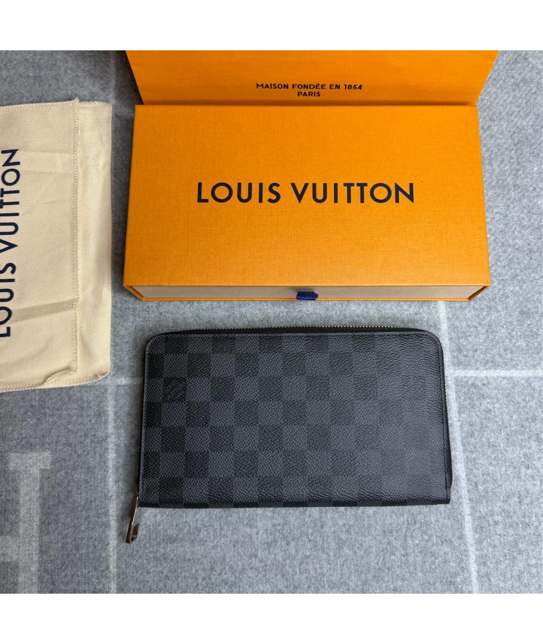 LOUIS VUITTON Черный кошелек, фото 3
