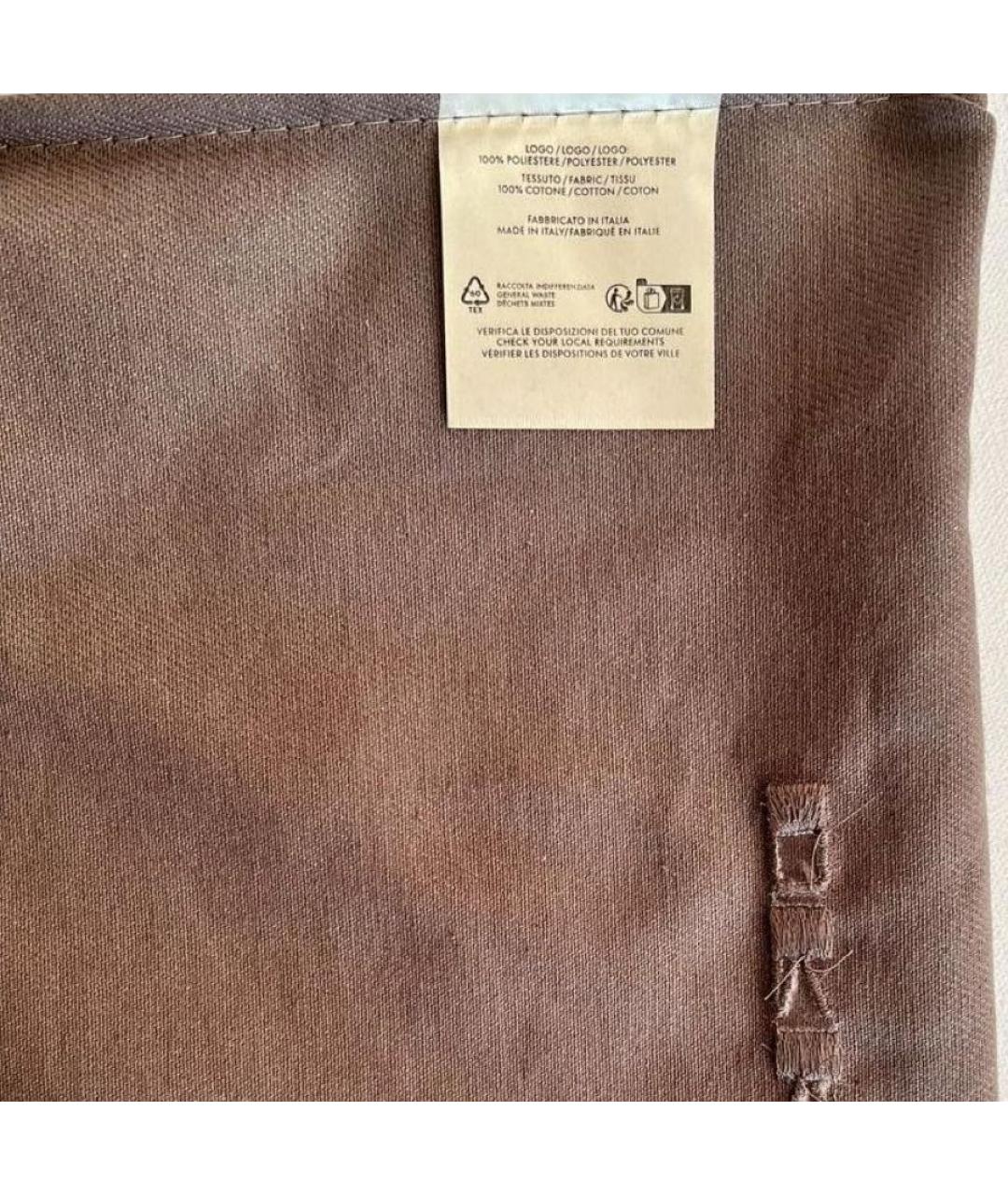 RICK OWENS DRKSHDW Коричневая хлопковая сумка тоут, фото 4