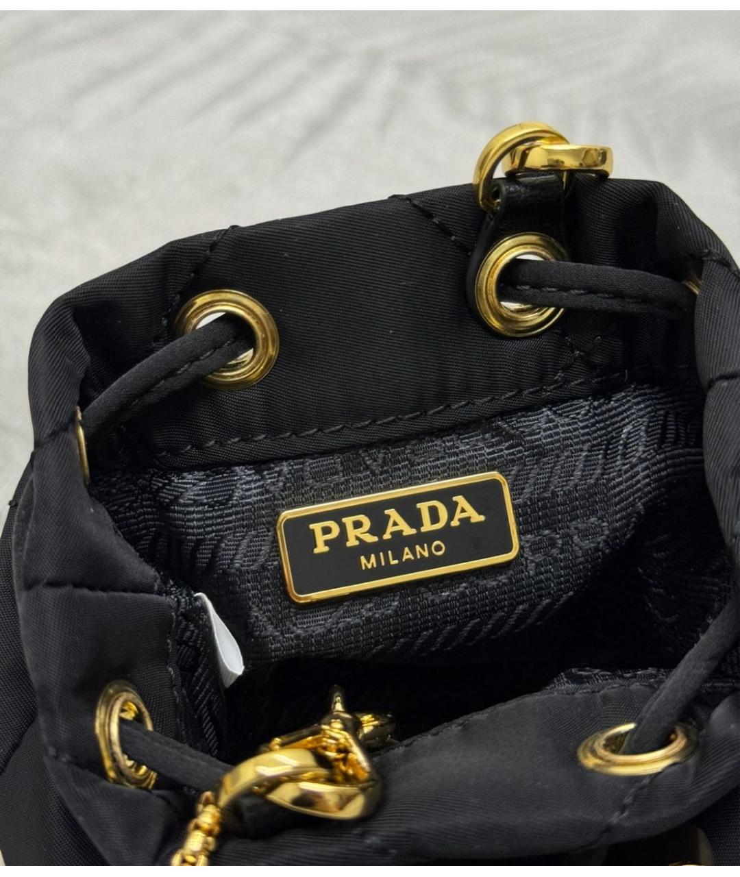 PRADA Черная сумка через плечо, фото 5