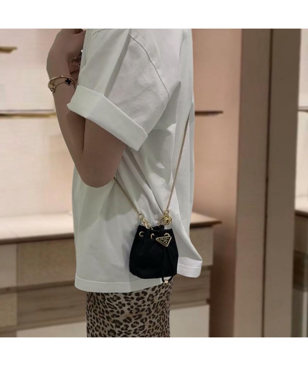 PRADA Черная сумка через плечо, фото 4