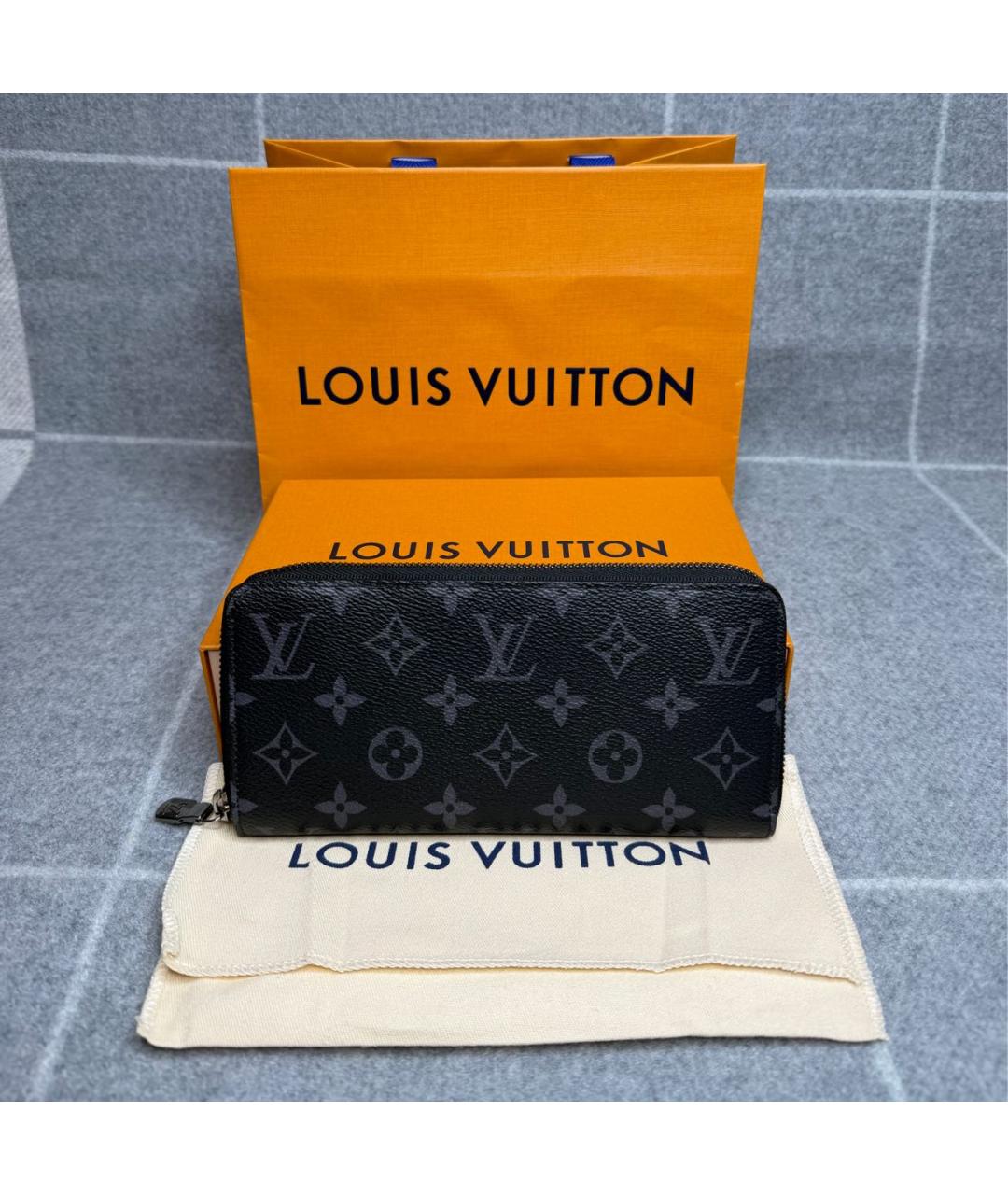 LOUIS VUITTON Черный кошелек, фото 3
