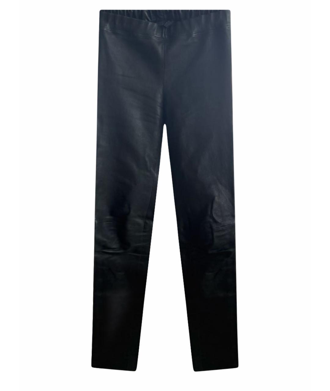 JOSEPH Зеленые кожаные леггинсы и велосипедки, фото 1