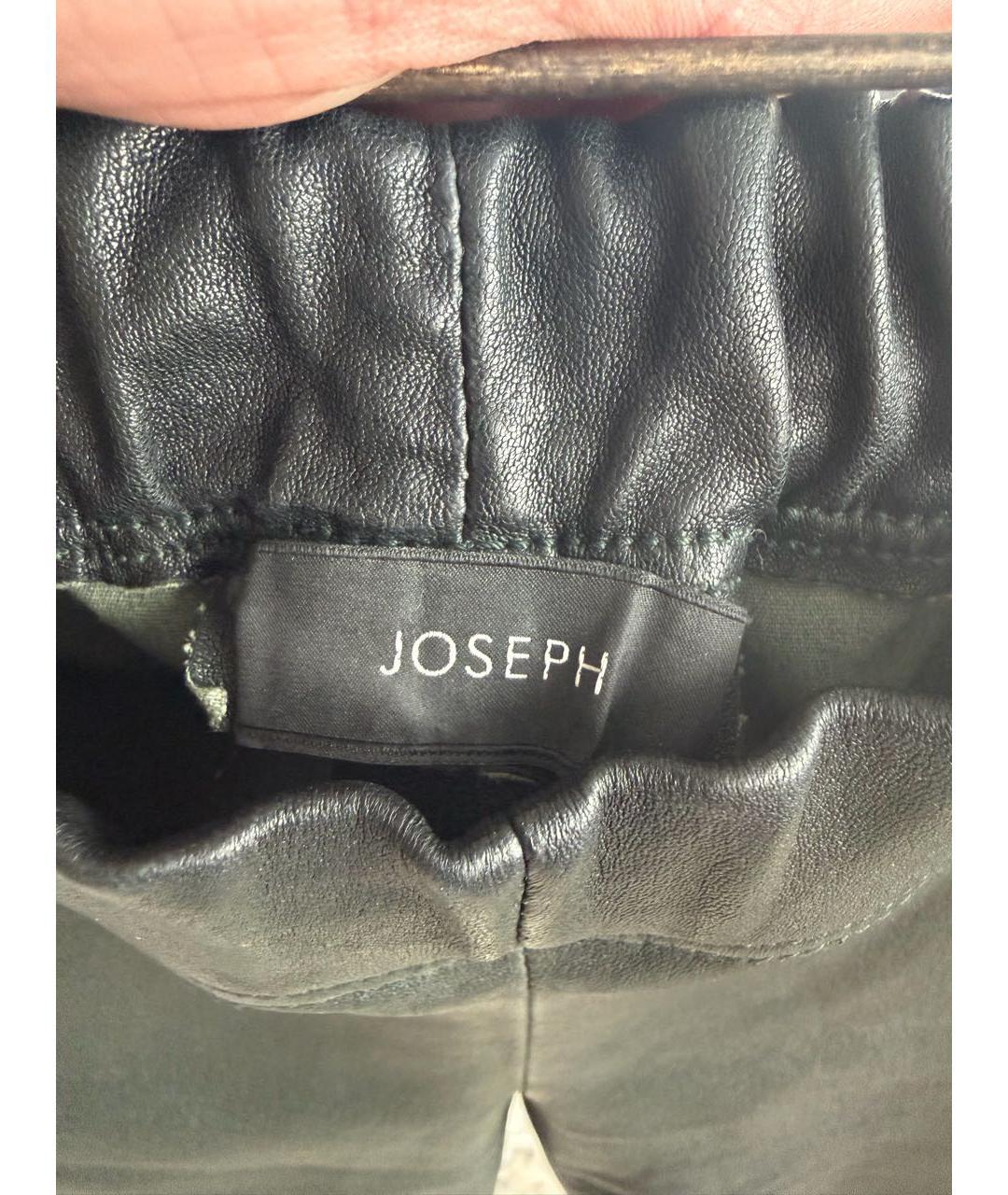 JOSEPH Зеленые кожаные леггинсы и велосипедки, фото 3