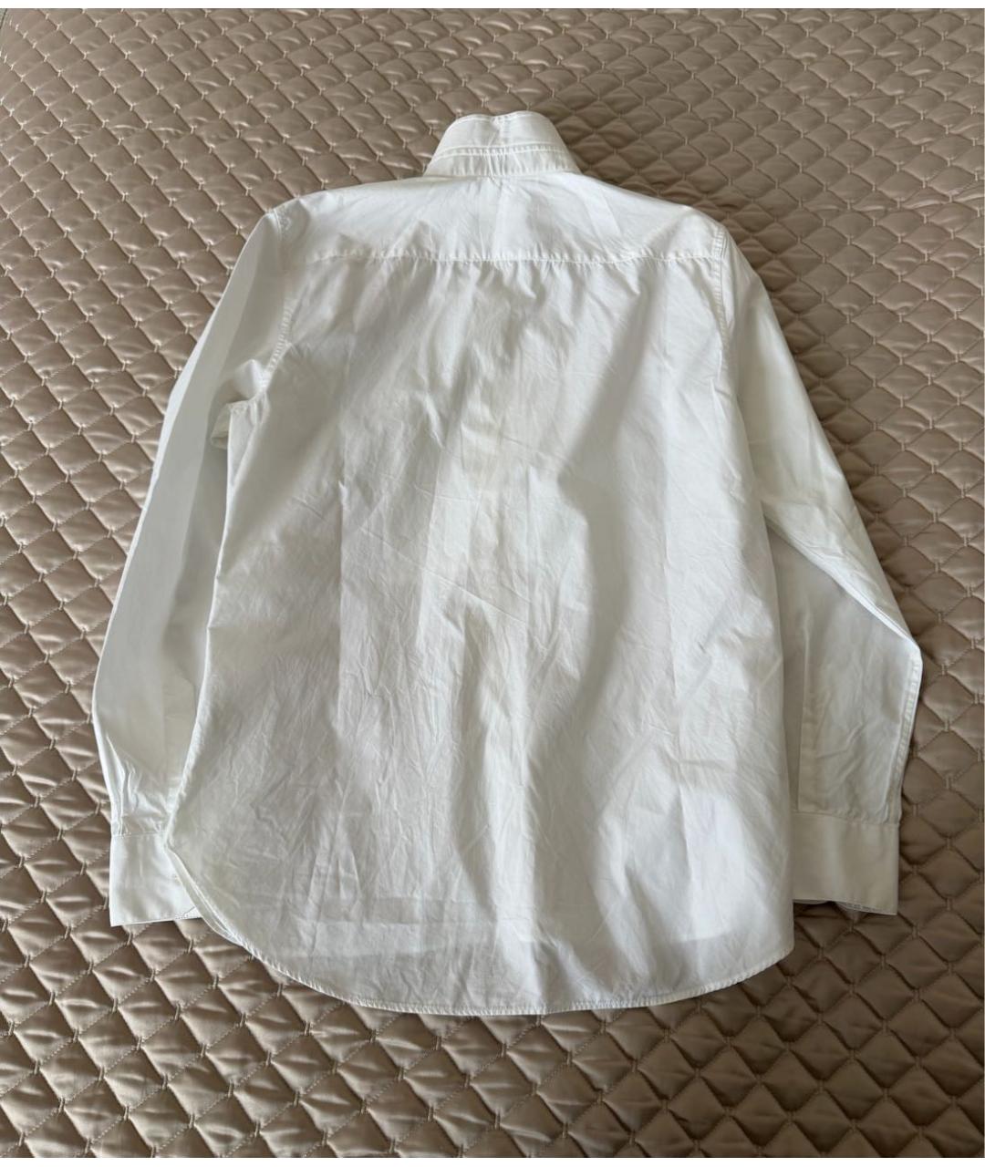 DOLCE&GABBANA Белая хлопковая рубашка, фото 2