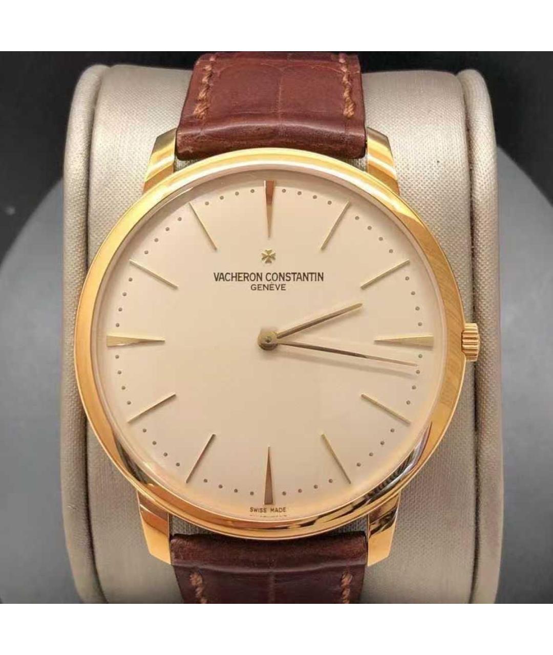 VACHERON CONSTANTIN Бежевые часы из желтого золота, фото 2