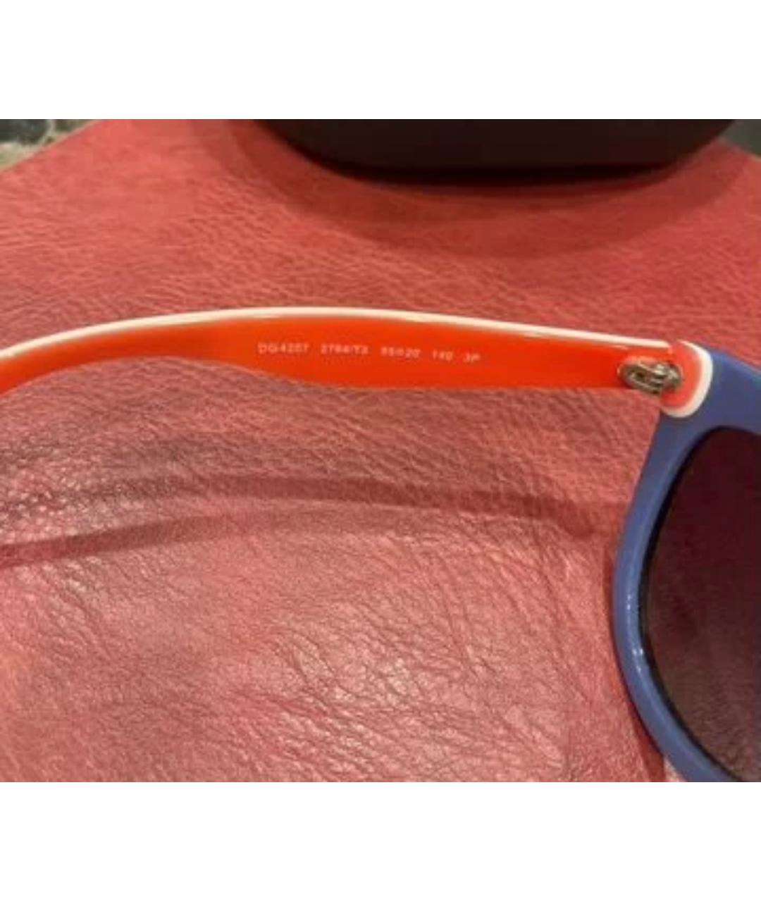 DOLCE&GABBANA Черные пластиковые солнцезащитные очки, фото 3