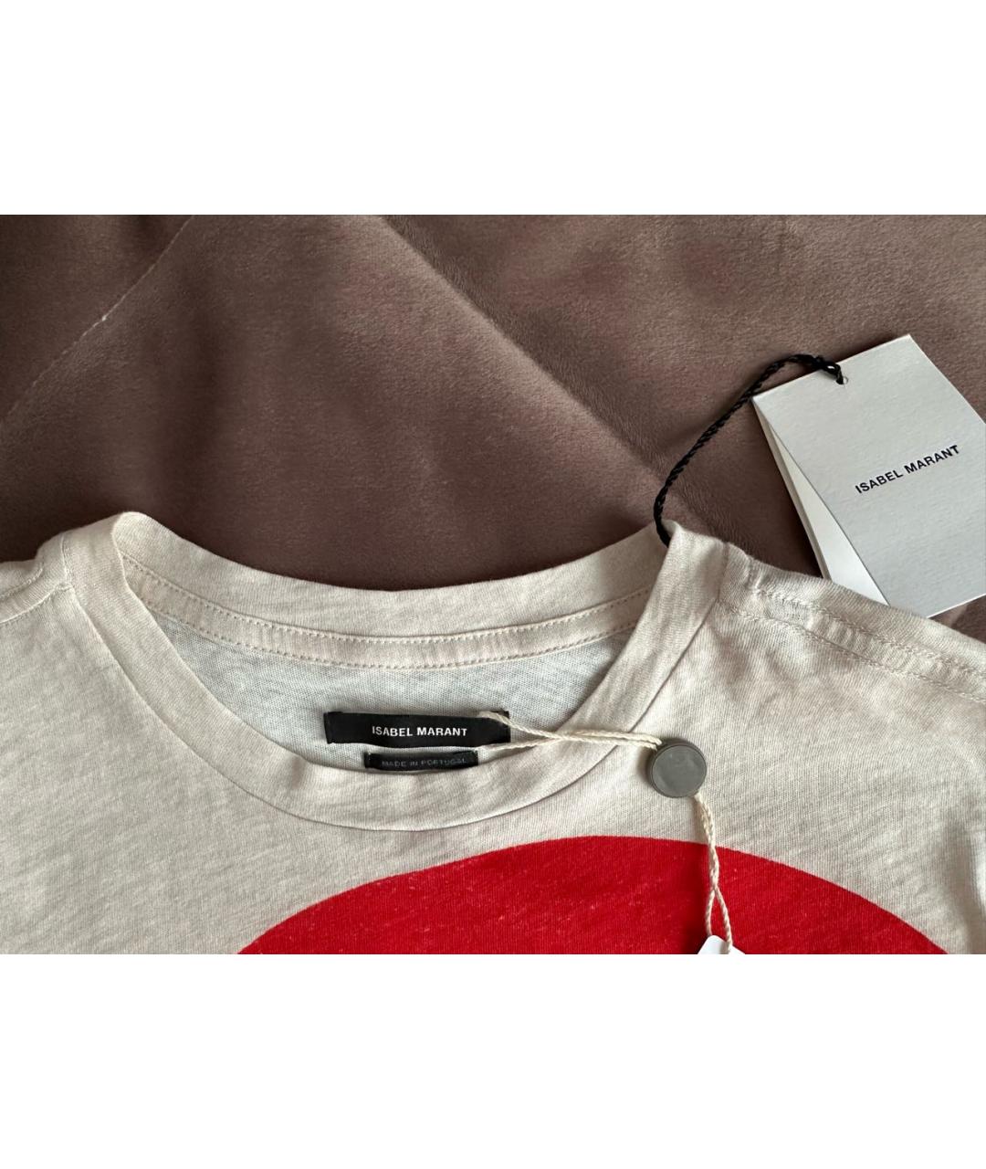 ISABEL MARANT Мульти хлопковая футболка, фото 2