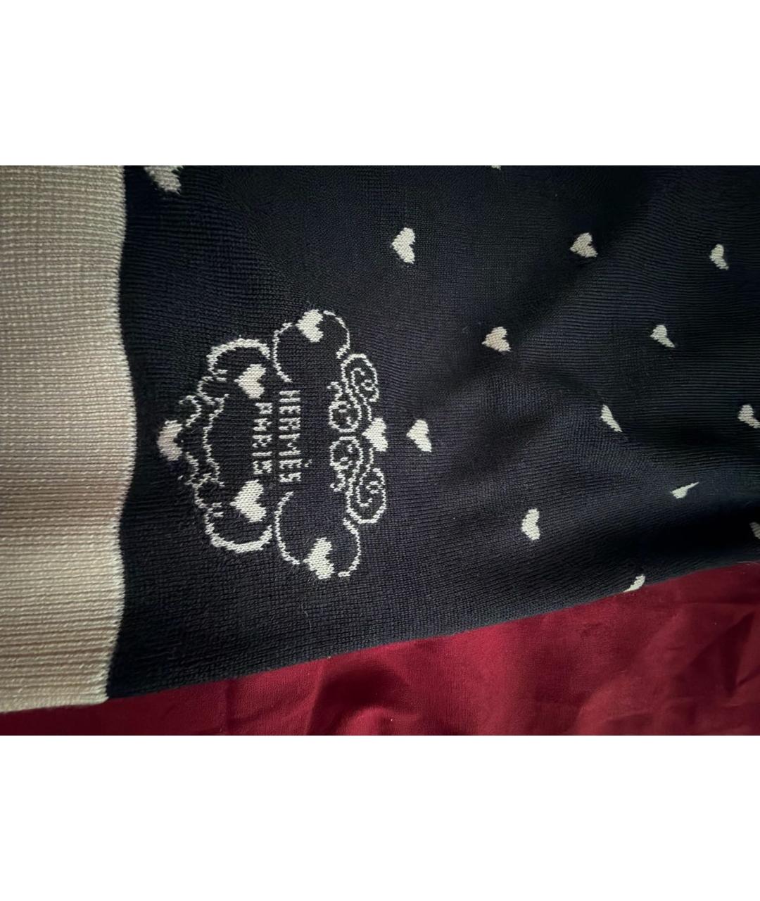 HERMES Черный кашемировый джемпер / свитер, фото 4