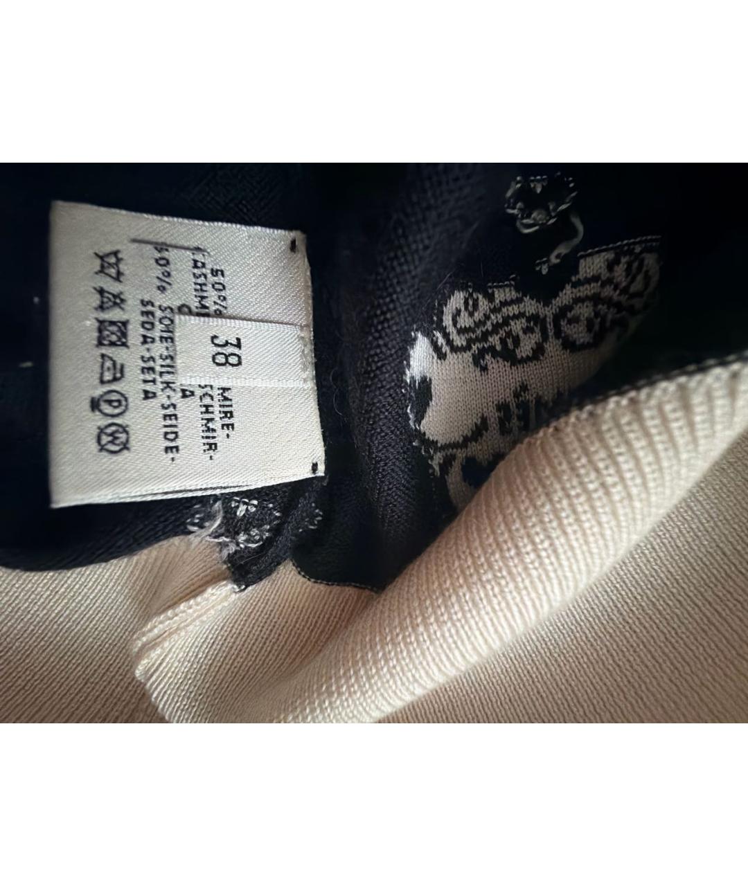 HERMES Черный кашемировый джемпер / свитер, фото 5