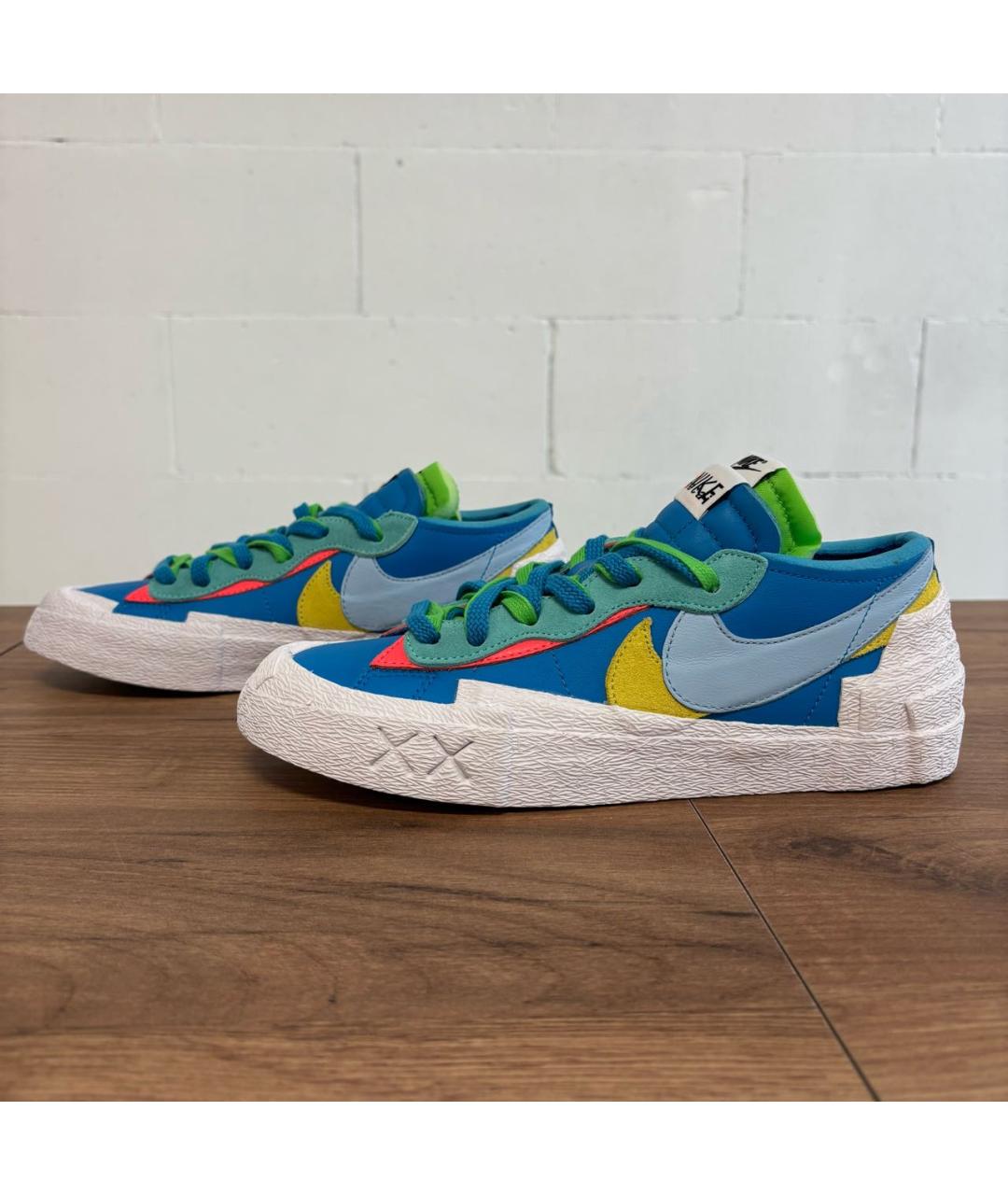 NIKE Мульти кожаные кроссовки, фото 4