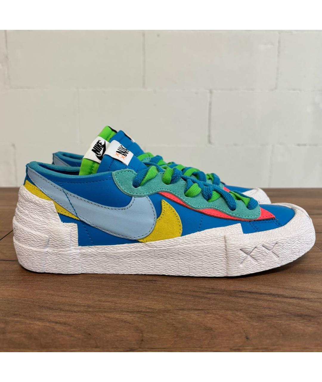 NIKE Мульти кожаные кроссовки, фото 5