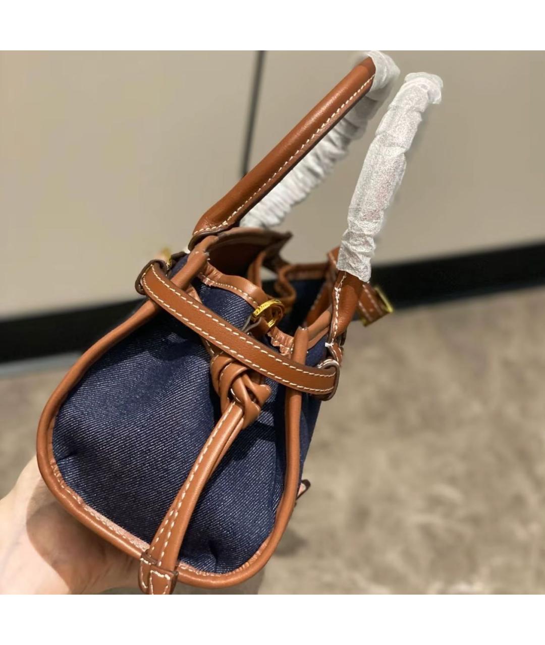 PRADA Темно-синяя сумка через плечо, фото 6