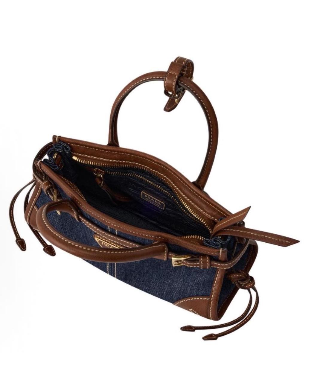 PRADA Темно-синяя сумка через плечо, фото 4