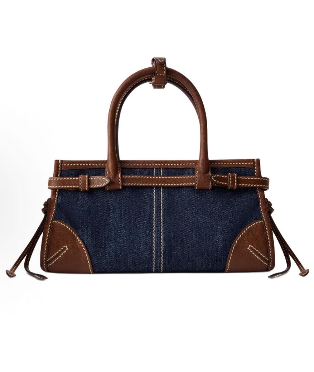 PRADA Темно-синяя сумка через плечо, фото 3