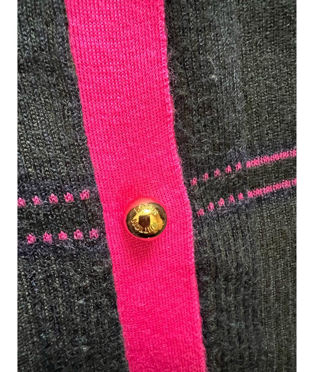 LOUIS VUITTON Мульти кашемировый кардиган, фото 7