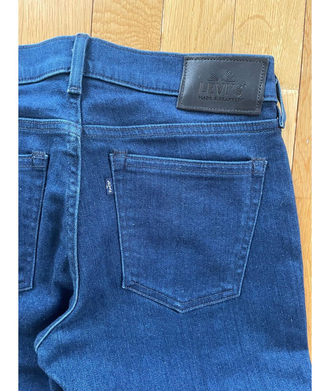 LEVI'S Синие хлопко-эластановые джинсы слим, фото 4