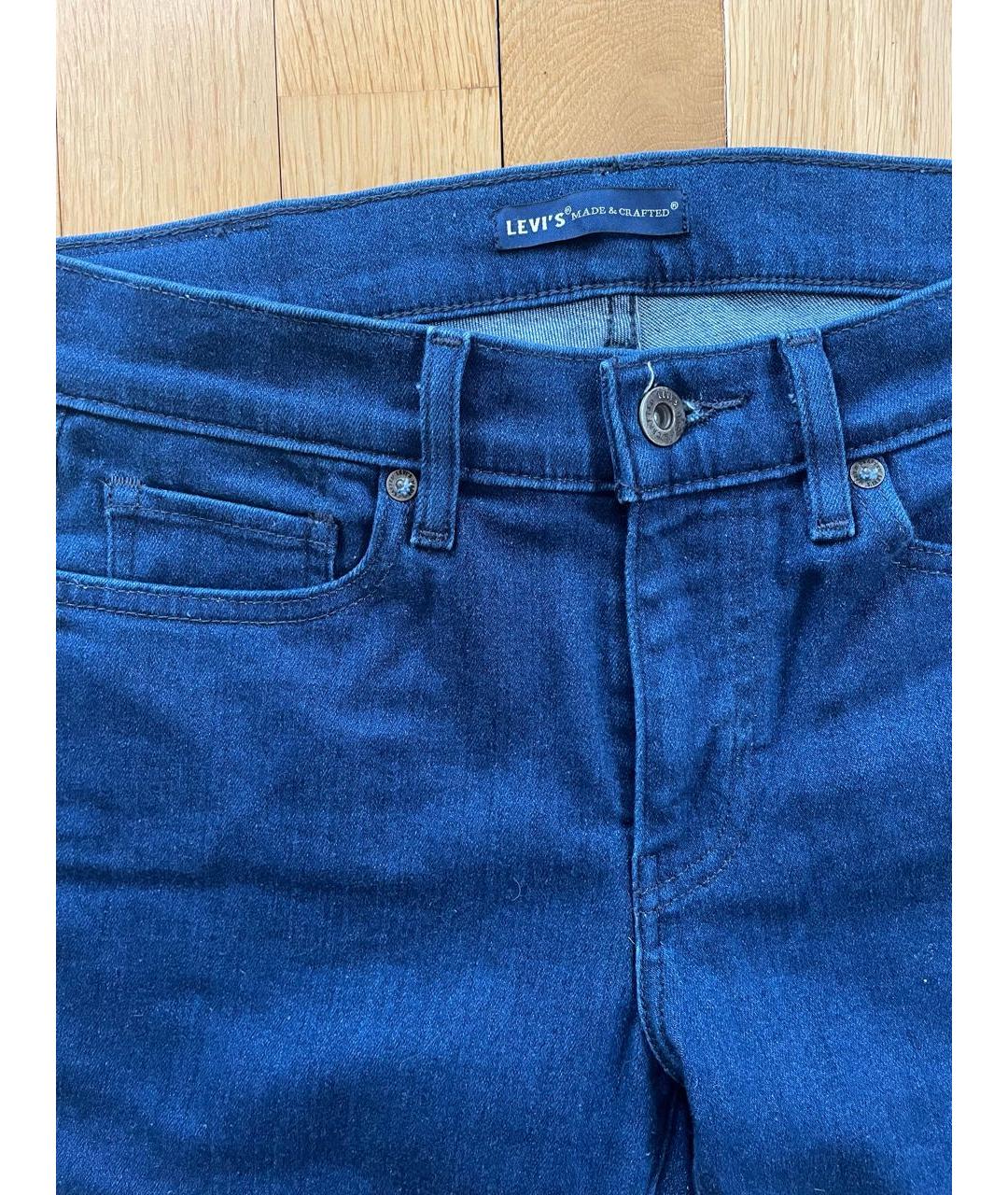 LEVI'S Синие хлопко-эластановые джинсы слим, фото 3