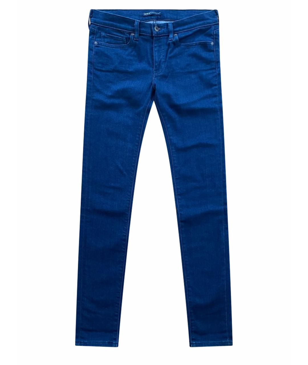 LEVI'S Синие хлопко-эластановые джинсы слим, фото 1