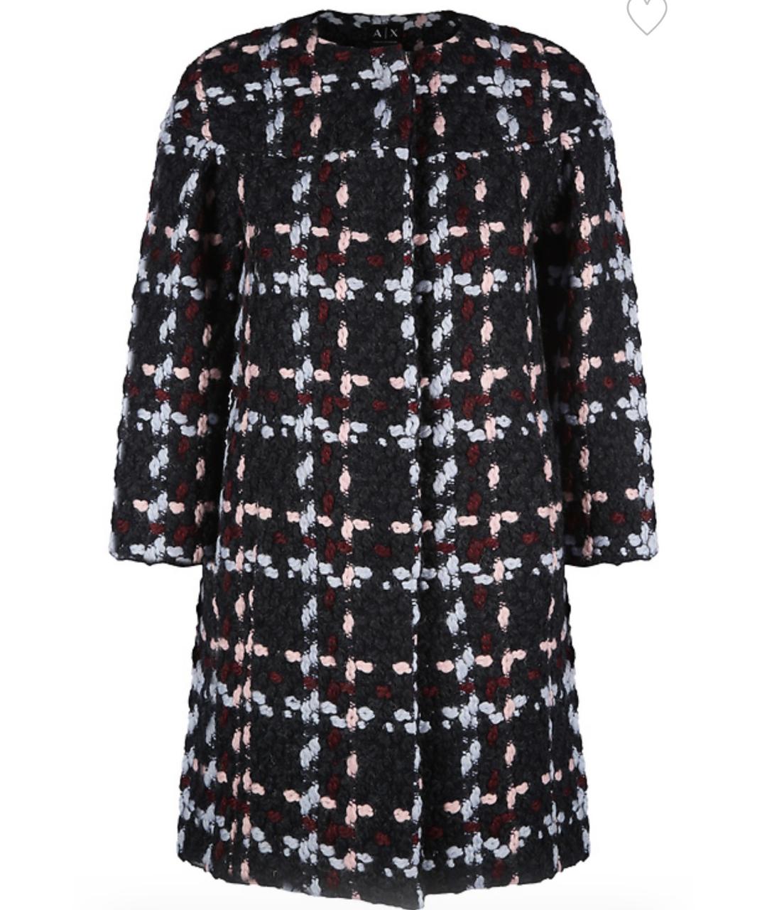 ARMANI EXCHANGE Синее шерстяное пальто, фото 1