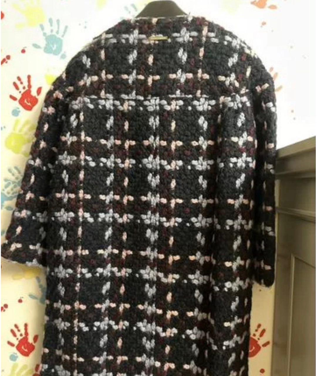 ARMANI EXCHANGE Синее шерстяное пальто, фото 2