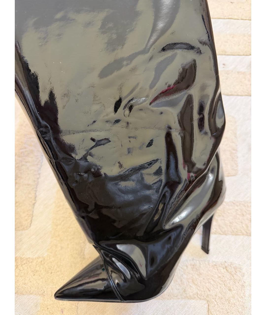 ALEXANDRE VAUTHIER Черные сапоги из лакированной кожи, фото 6