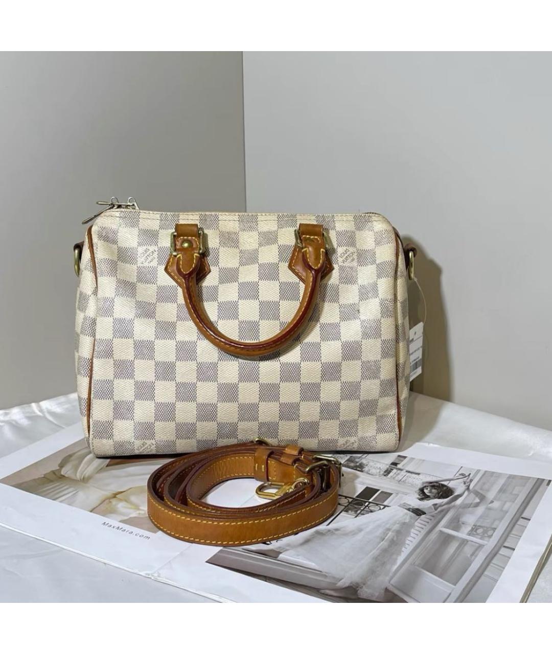 LOUIS VUITTON Белая сумка с короткими ручками, фото 2