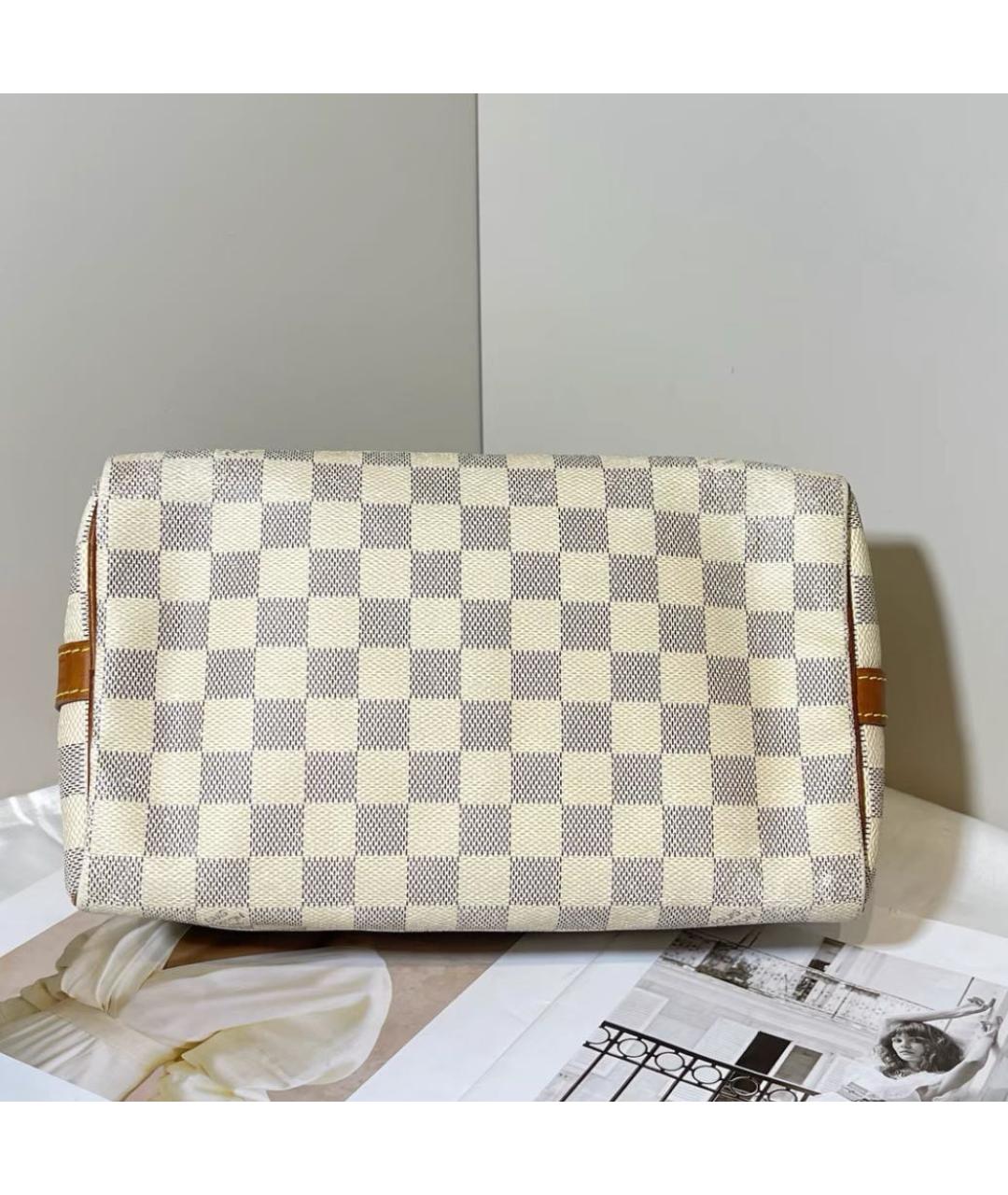 LOUIS VUITTON Белая сумка с короткими ручками, фото 3