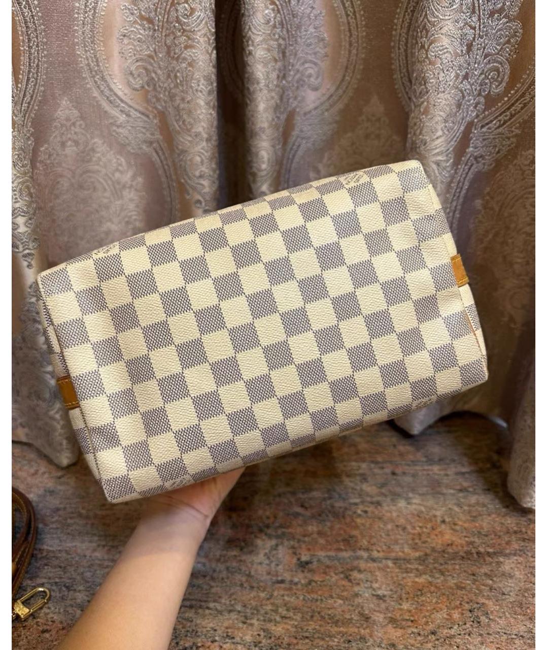 LOUIS VUITTON Белая сумка с короткими ручками, фото 5