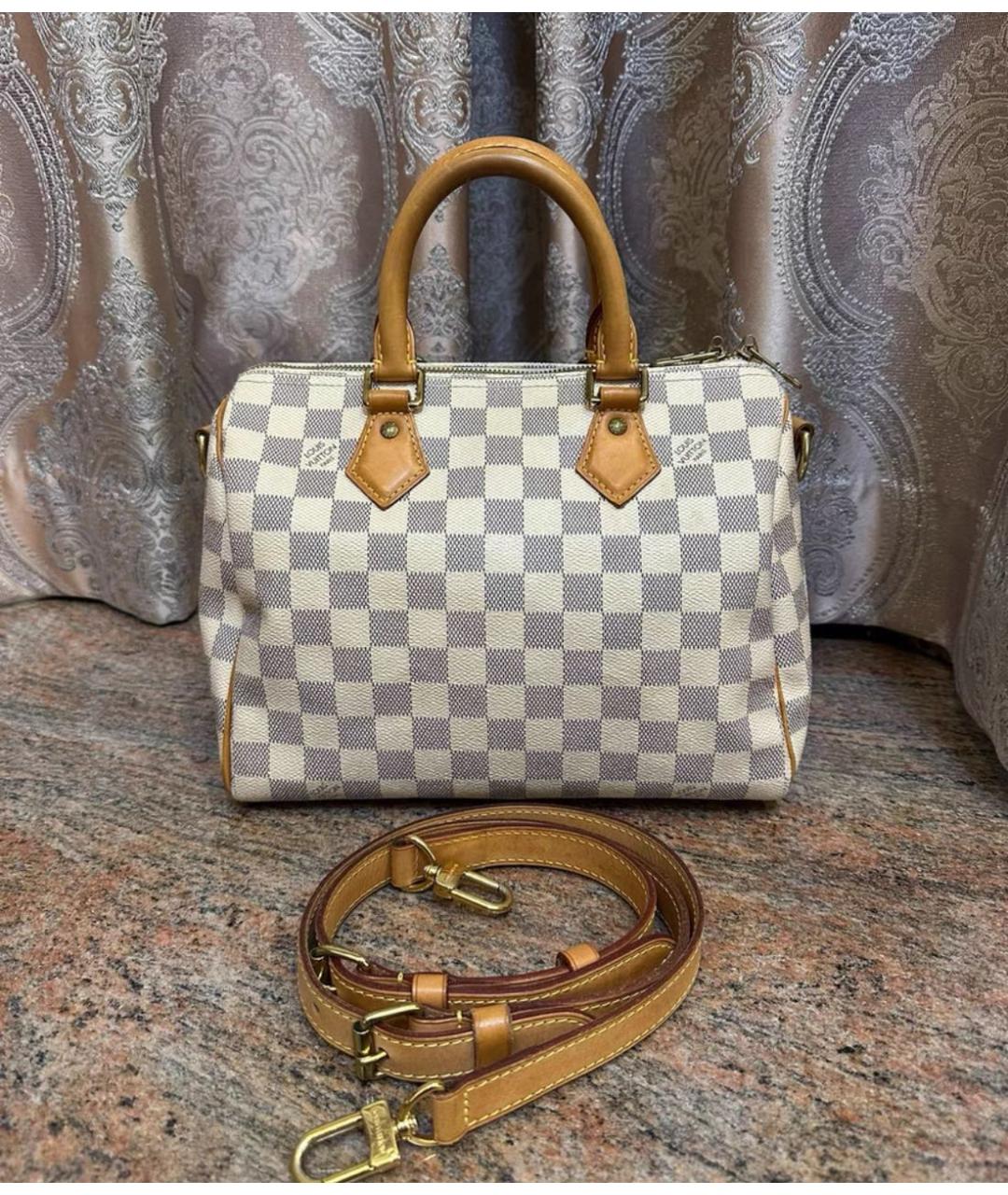 LOUIS VUITTON Белая сумка с короткими ручками, фото 4